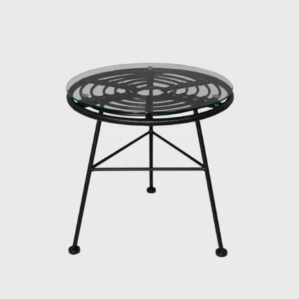 Zapvu Black Rattan Coffee Table