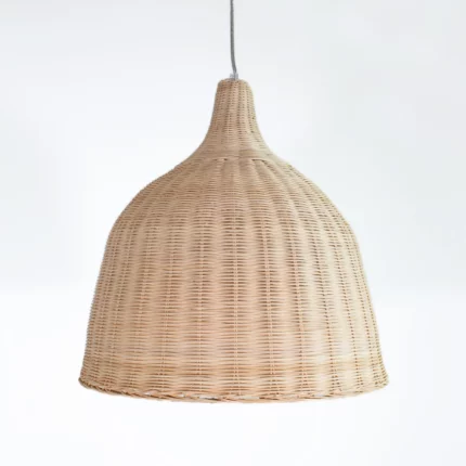 Zapvu Natural Rattan Bell Pendant Light
