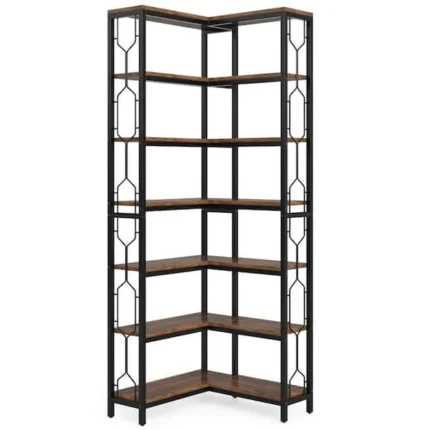 Zapvu Corner Charm Bookshelf Stylish Space Saver