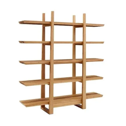 Zapvu Modern Wooden Multi-Shelf Unit The Organizer