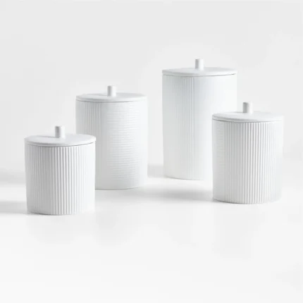 Zapvu Hanno Textured Ceramic Canister Set