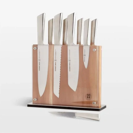 Zapvu Schmidt Brothers Stainless Steel 10-Piece Knife Block Set