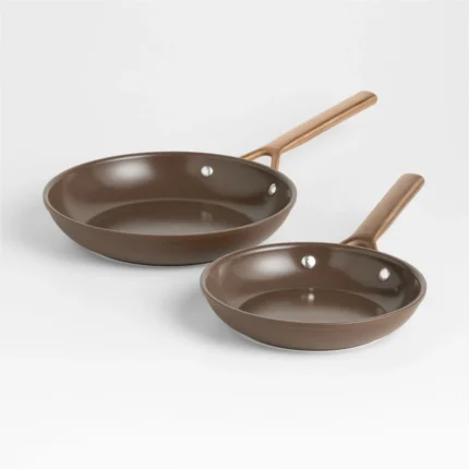 Zapvu ZWILLING ® Milano Brown Ceramic Non-Stick Fry Pans, Set of 2